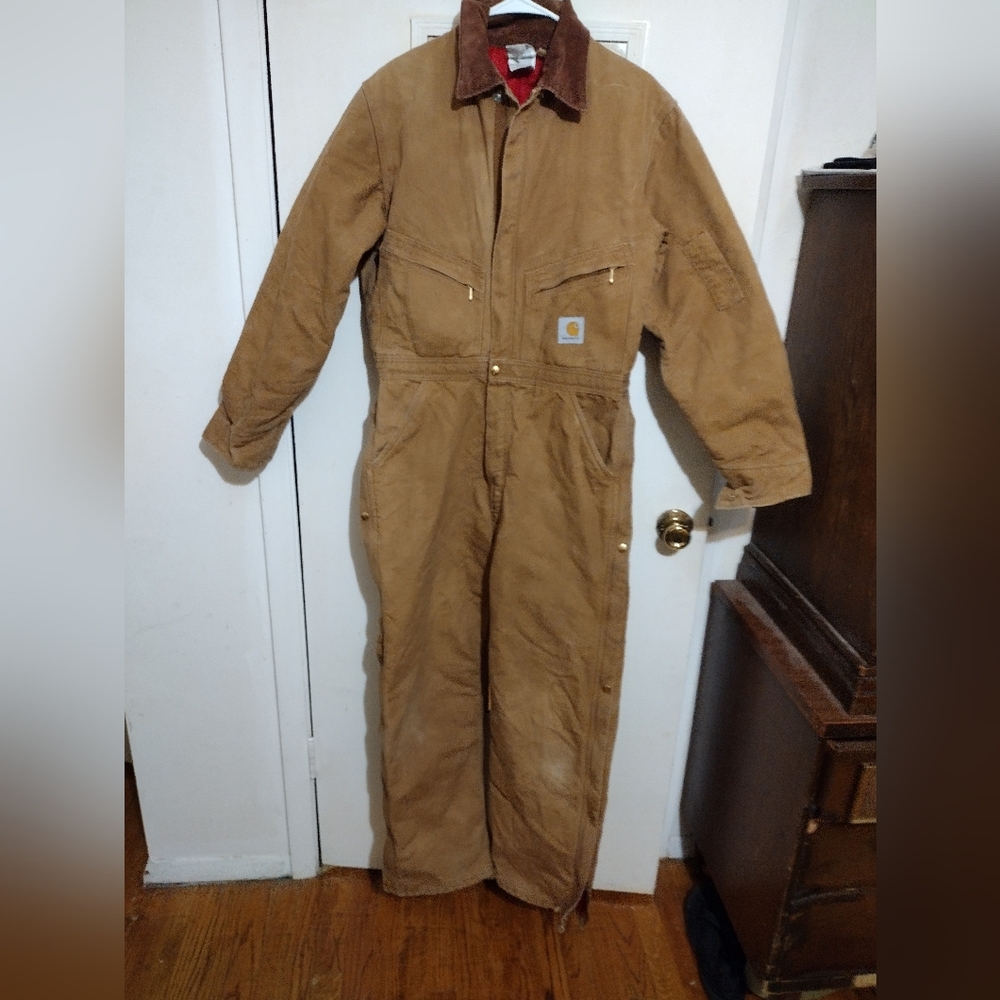 Carhartt insulated Coveralls 38 Tall